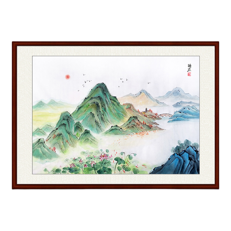 秦淮河南京金陵胜景寒江中国画