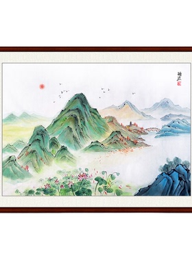 秦淮河南京金陵胜景寒江中国画