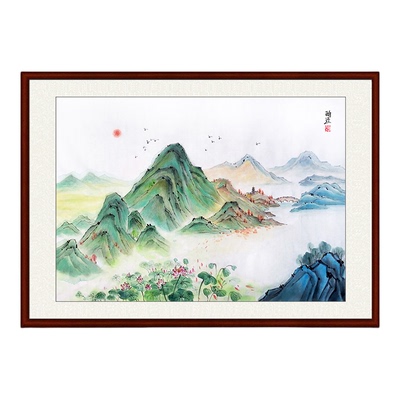 秦淮河南京金陵胜景寒江中国画