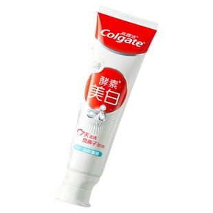 高露洁酵素美白牙膏去牙烟渍黄垢亮白牙齿清新口气含氟官方正品