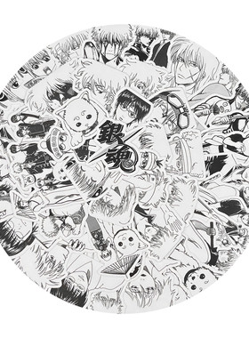 银魂漫画贴纸坂田银时志村新八神乐定春二次元日漫周边手账素材