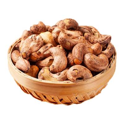 越南特产特大颗粒盐焗味紫衣腰果