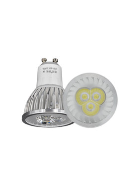 LED灯杯3W4W5W7W三色E14E27螺口5.3GU10射灯泡MR16MR11插脚12V220