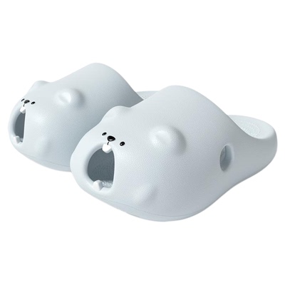 chikoku可爱土拨鼠厚底拖鞋