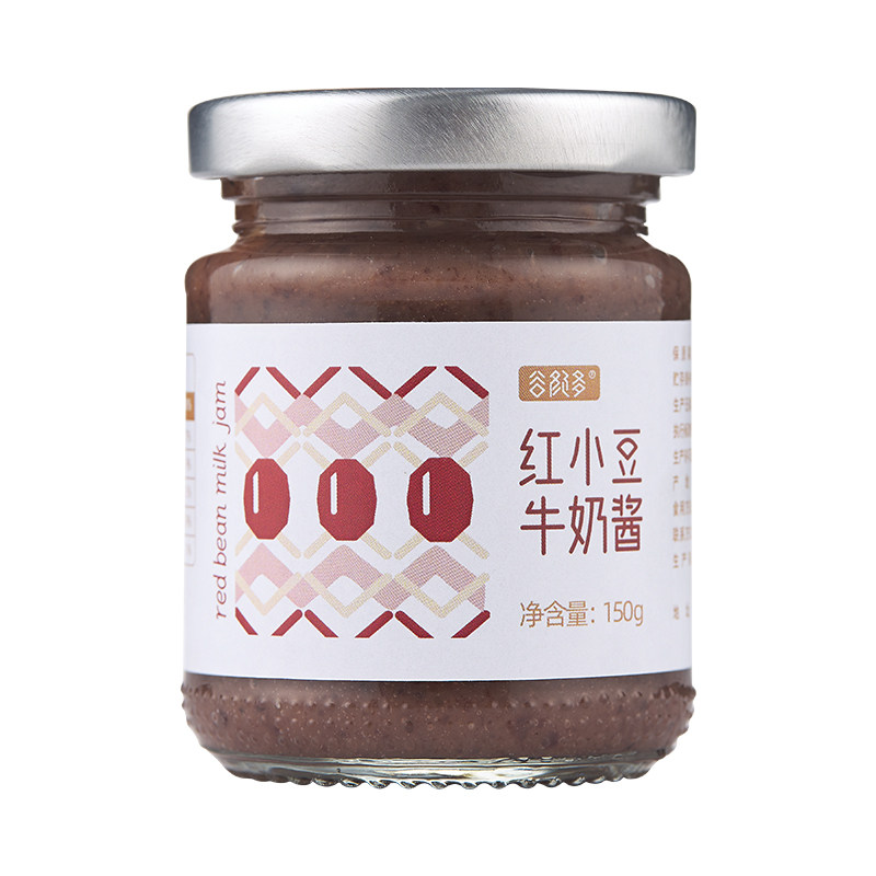 谷颜多红豆牛奶酱面包酱早餐