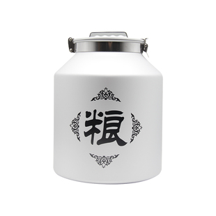 加厚铝合金真空储粮罐密封桶家用防虫潮装面器宠物茶叶不锈钢米缸