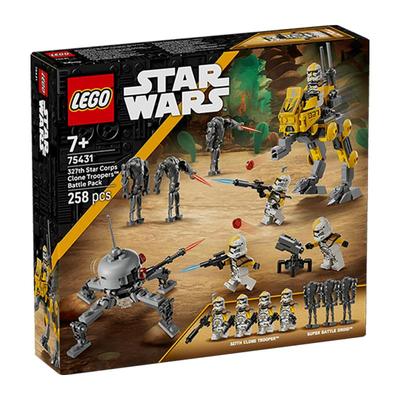 【自营】乐高星球大战75431第327星际军团克隆人士兵战斗包积木