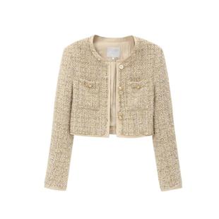 【乔欣同款】REVAN芮范千金感粗花呢外套RL10105004