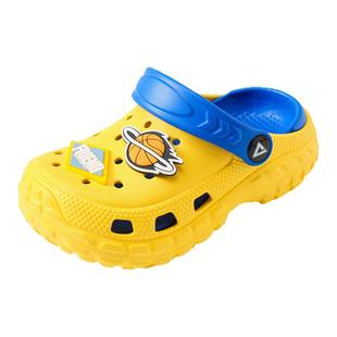 匹克儿童洞洞鞋男童小孩2026新款外穿沙滩鞋男孩户外防滑软底拖鞋
