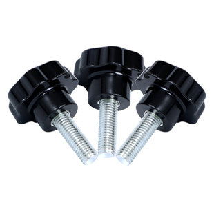 梅花手柄螺丝星形把手塑料五星七星把手胶木手轮手拧螺钉螺栓M6M8