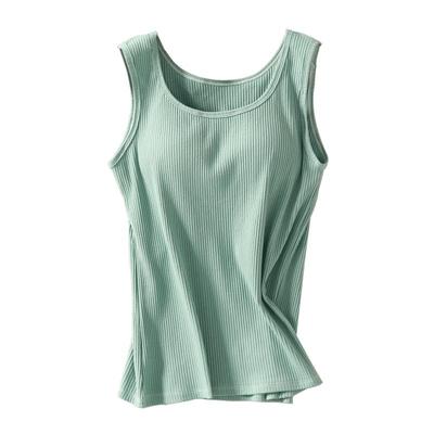 棉夏季胸垫棉之竹简约女