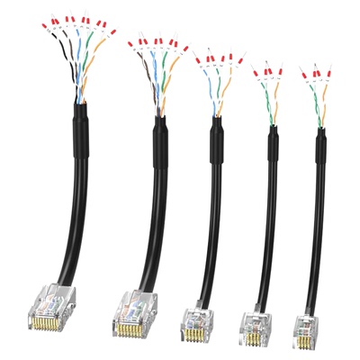 RJ11/RJ12单头端子线RJ45转232线