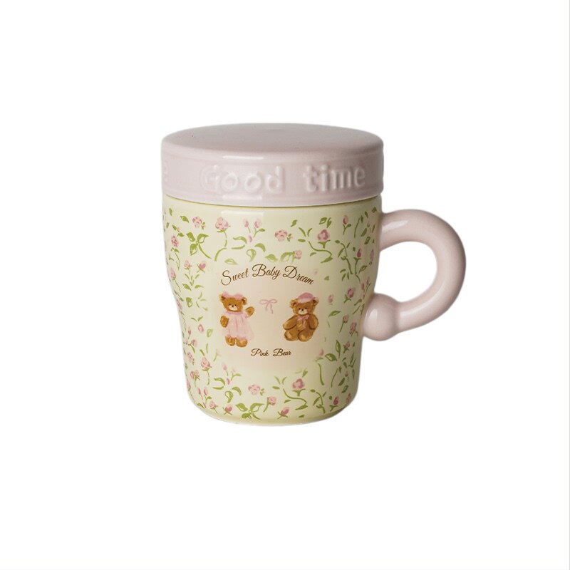 趣皿陶瓷泡茶杯马克杯教师礼物