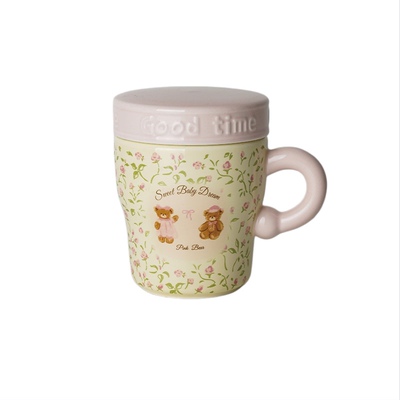 趣皿陶瓷泡茶杯马克杯教师礼物