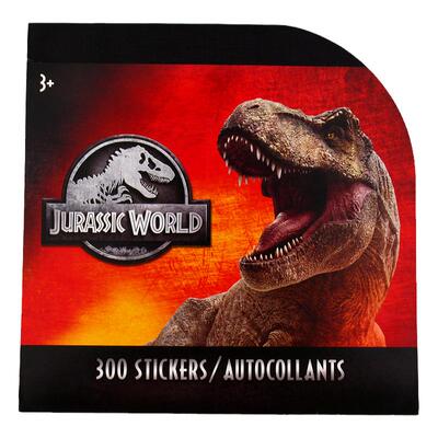 恐龙世界侏罗纪儿童卡通贴画本