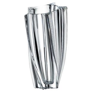 捷克进口 Bohemia水晶玻璃花瓶北欧轻奢风插花装饰品客厅摆件透明