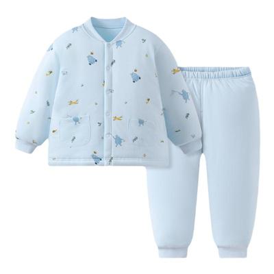 好孩子男女童纯棉加厚家居服套装