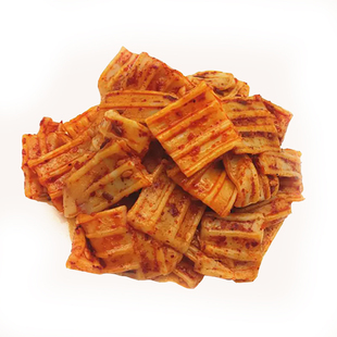 山东特产肉麻Q凉皮植物蛋白豆筋麻辣面筋小包装面皮粉皮零食包邮