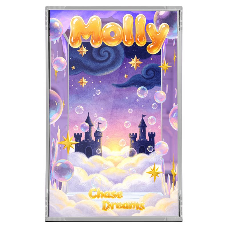 MOLLY逐梦一体亚克力展示盒