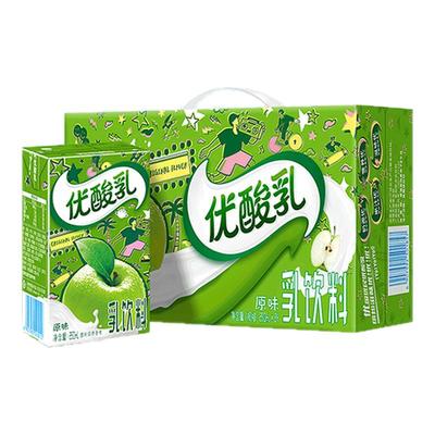 伊利官方旗舰店优酸乳原味含乳饮料250ml*24盒整箱正品果味饮品