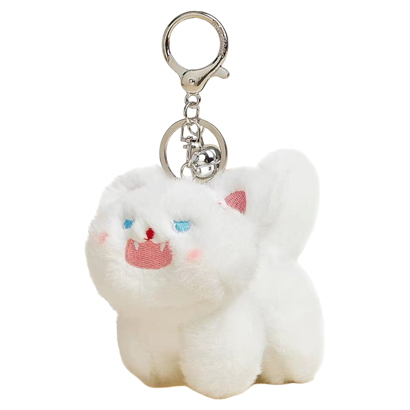 买二送一炸毛小猫生日礼物包挂件