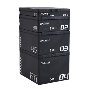 专业软体弹跳训练健身房四合一四级组合木爆发力儿童跳箱器材跳凳