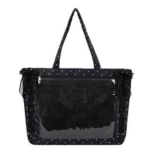 【新品】WEGO丝带痛包S缎薄荷巧可缎黄波点新色单肩托特包包