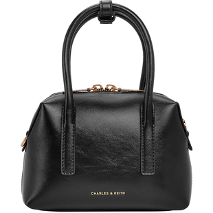 CHARLES&KEITH25冬新款CK2-30782729简约手提斜挎小方包波士顿包