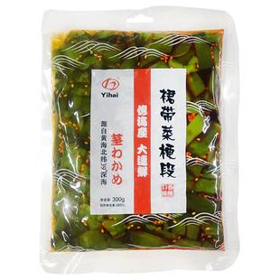 亿海裙带菜梗海白菜咸菜海带香辣梗艺海即食凉拌菜裙带菜开袋即食