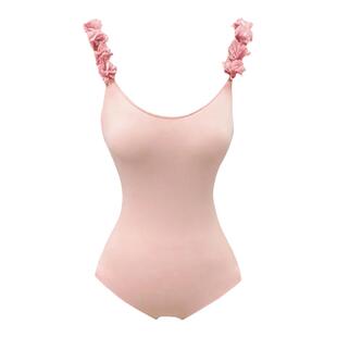 沙滩温泉新款小胸钢托聚拢连体泳衣女露背网红ins度假甜欲风泳装