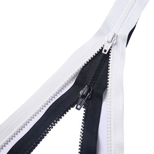 sbs品牌3号5号8号10号树脂胶牙可拆卸拉头服装外套辅料自锁拉链头