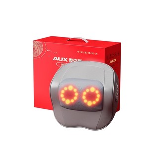 奥克斯颈椎按摩器肩颈按摩仪颈椎腰部背部自动全身揉捏按摩枕正品