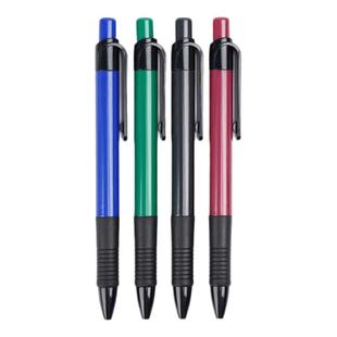 文正圆珠笔1.0mm加粗老式按压油性原子笔速干教师办公粗头中油笔