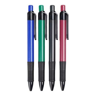 文正圆珠笔1.0mm加粗老式按压油性原子笔速干教师办公粗头中油笔