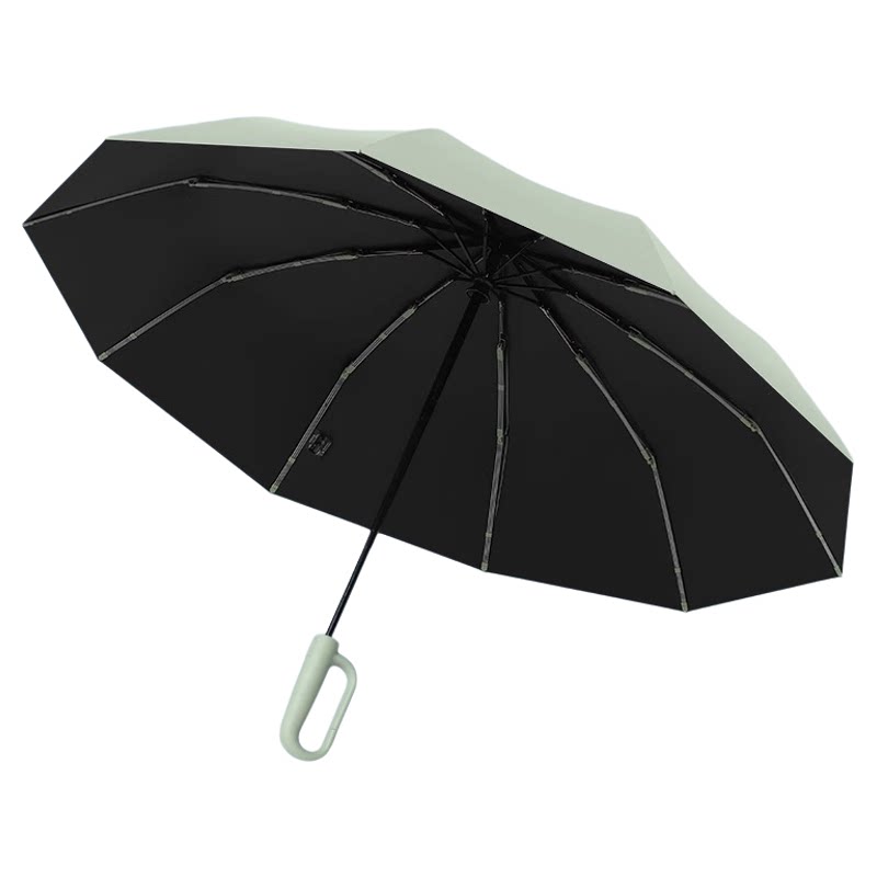 全自动环扣雨伞男士便携折叠伞
