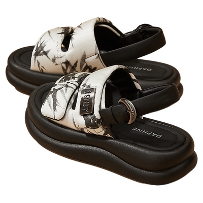 daphne厚底外穿国风超火沙滩凉鞋