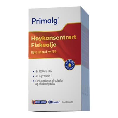 Primalg高纯度鱼油软胶囊心血管