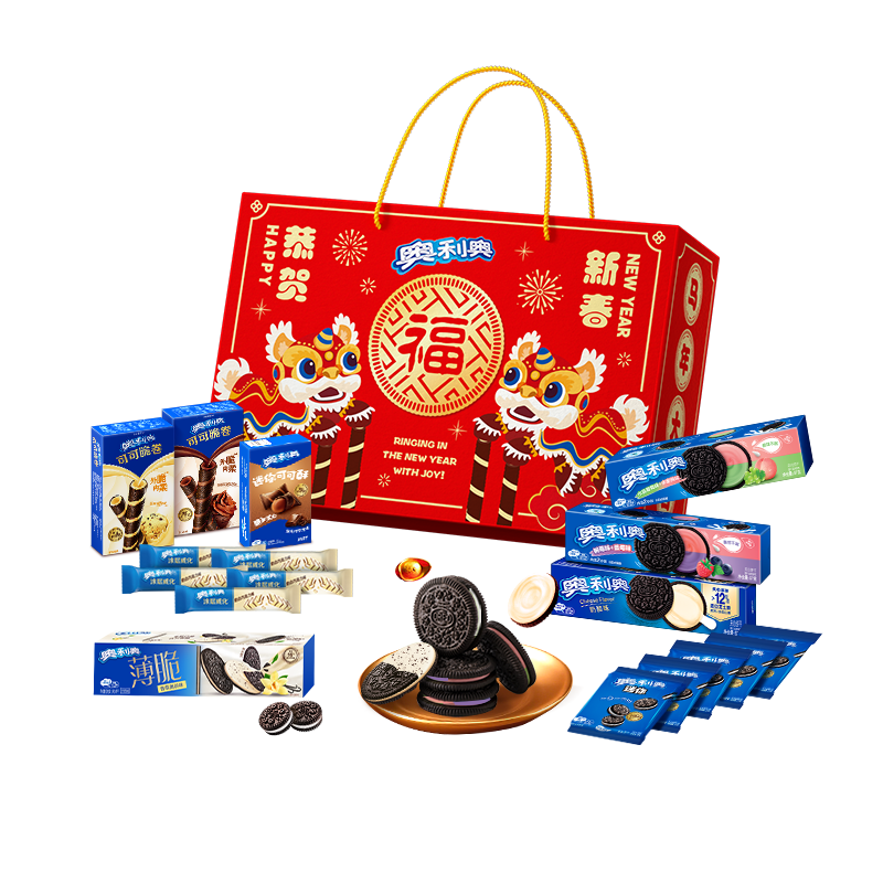 【新年礼盒】奥利奥醒狮礼盒夹心饼干多种选择送礼聚会畅享伴手礼