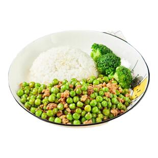 玉柱味来青豆肉沫商用半成品料理包餐饮外卖快餐盖码饭煲仔饭速食