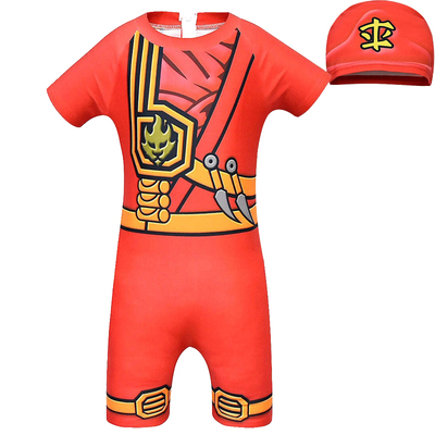 儿童泳衣泳帽幻影忍者