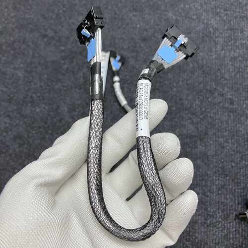 Amphenol安费诺MCIO X8 GEN5.0 MITAC TYAN 数据线 30CM