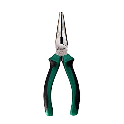 SATA世达工具双色柄尖嘴钳长嘴钳