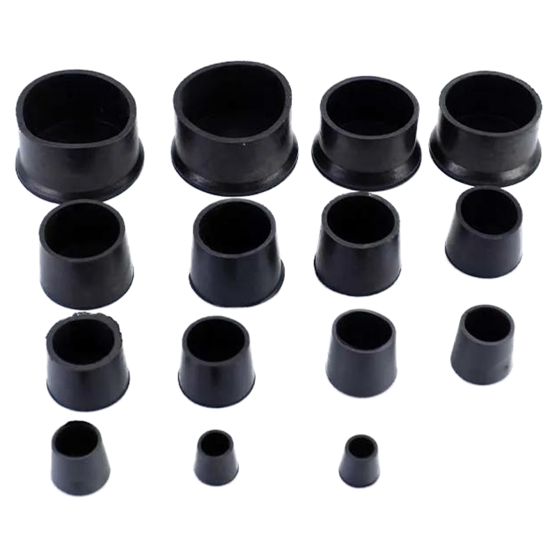 圆形橡胶脚套钢管外套单管橡胶套保护套凳腿脚垫椅子脚套圆管皮套