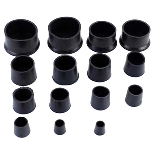 圆形橡胶脚套钢管外套单管橡胶套保护套凳腿脚垫椅子脚套圆管皮套