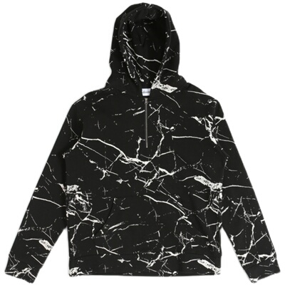 纽约潮牌Profound Foundation支线 大理石纹 做旧 半开拉链卫衣