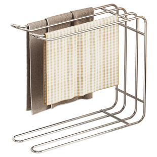 304不锈钢抹布沥水架台面窄款厨房置物架卫生间收纳架专用晾晒架