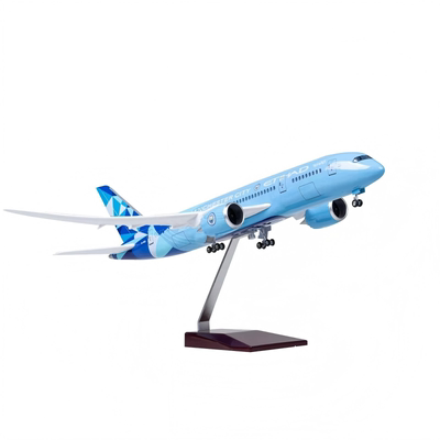 43CM伊蒂阿提哈德航空B787客机模型带灯仿真飞机曼彻斯特Etihad