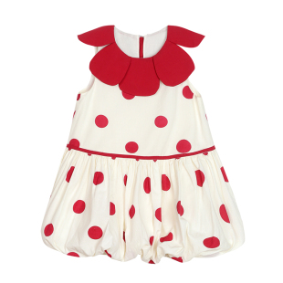 小O宝Okids童装女宝宝夏季套装裙子洋气2026新款蘑菇屋女童蓬蓬裙