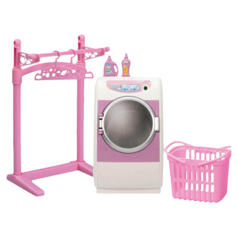 日本TAKARA TOMY多美卡LICCA丽佳娃娃电动滚筒洗衣机过家家玩具