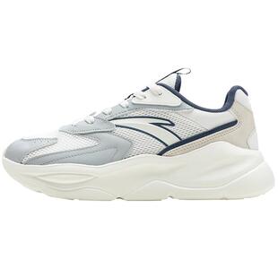 安踏男鞋不羁休闲鞋男老爹鞋官方旗舰2026夏季厚底网面透气运动鞋